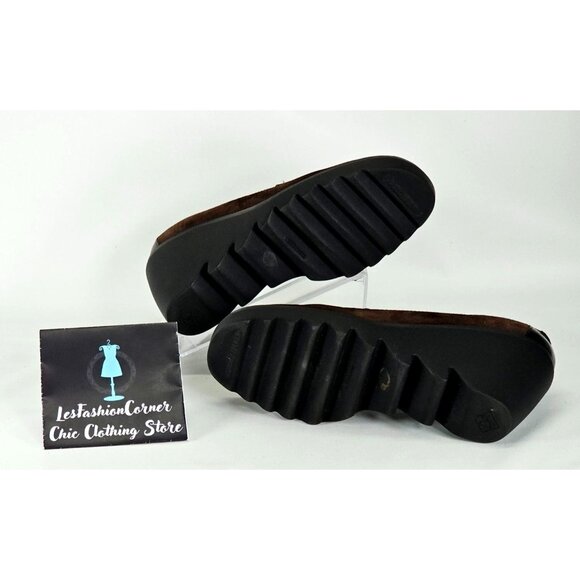 Donald J Pliner Women's Dark Brown Platform Wedges Size 8.5 506 - Picture 8 of 13